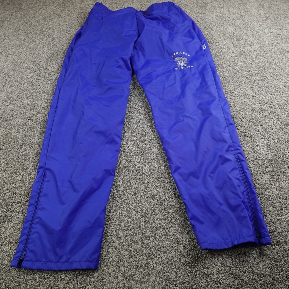 VTG Kentucky Wildcats Pants Mens XL Blue NCAA Basketball Track Sweatpants USA